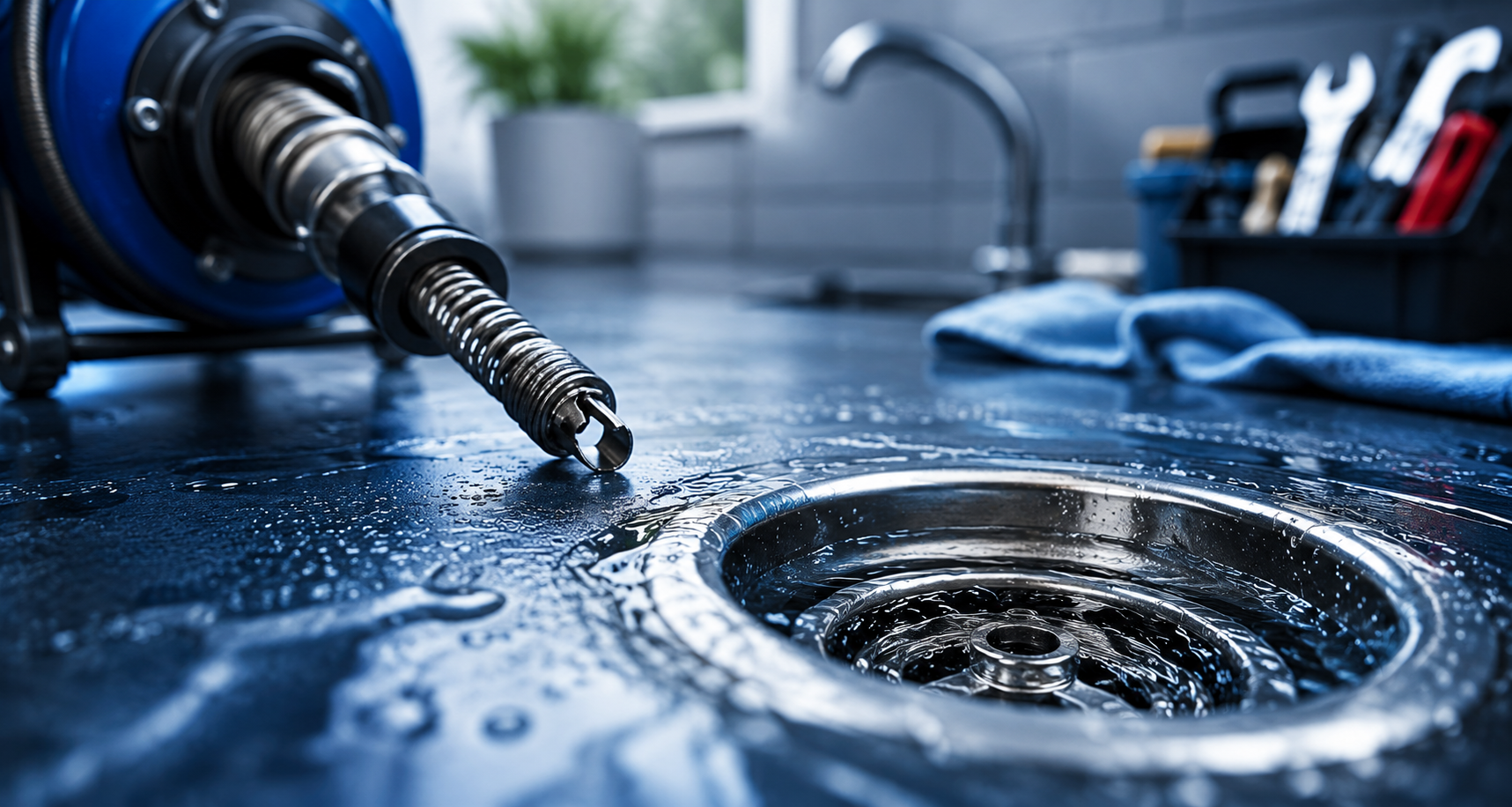 Drain Cleaning Kitchen Sink