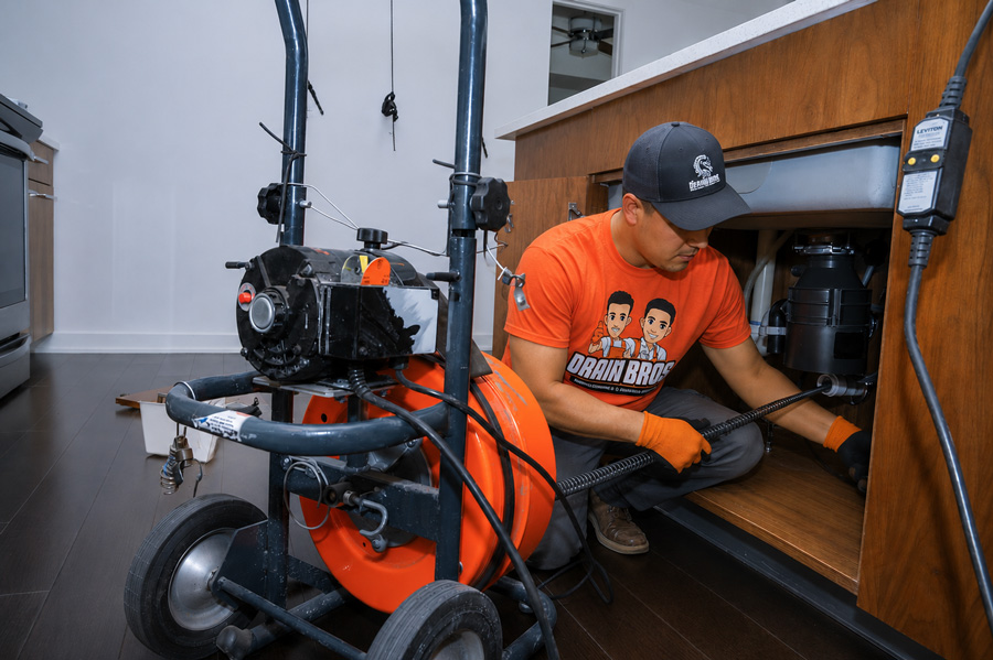 Drain Cleaning Under the Kitchen Sink
